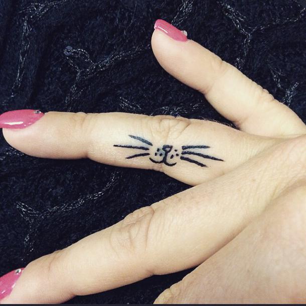 Cat Whiskers Tattoo Idea