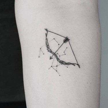 Sagittarius Сonstellation Tattoo
