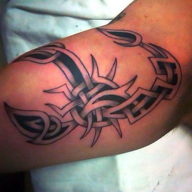 Cool Celtic Scorpion Tattoo