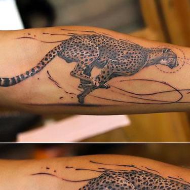 Cool Cheetah Tattoo