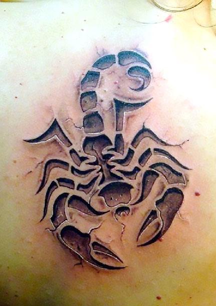 Cool Scorpion for Men Tattoo Idea