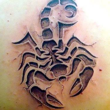 Cool Scorpion for Men Tattoo