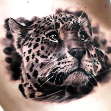 Cute Cheetah Tattoo