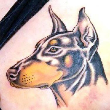 Doberman Dog Tattoo