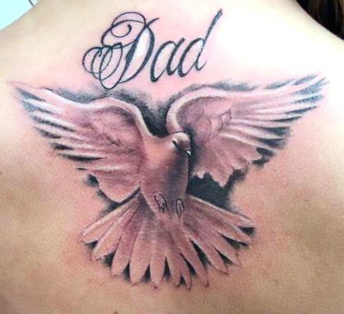 Dad Dove Tattoo Idea