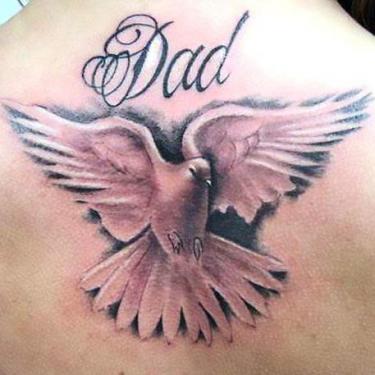 Dad Dove Tattoo