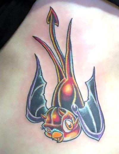 Devil Swallow Tattoo Idea
