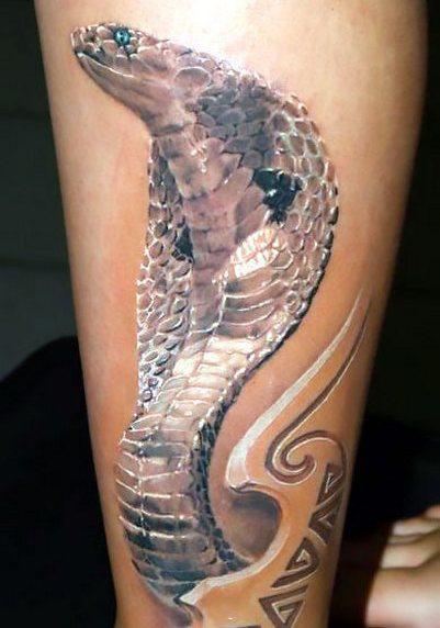 Realistic Cobra Tattoo Idea
