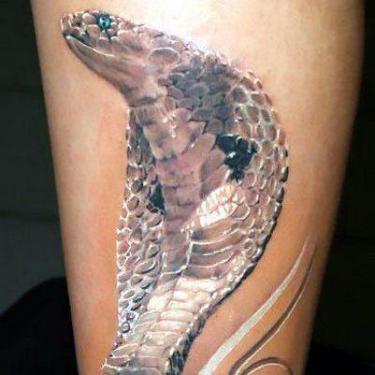 Realistic Cobra Tattoo