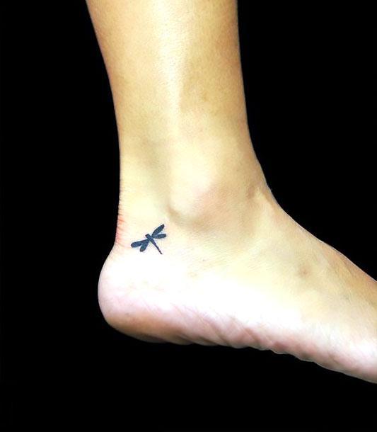 Tiny Dragonfly Tattoo Idea