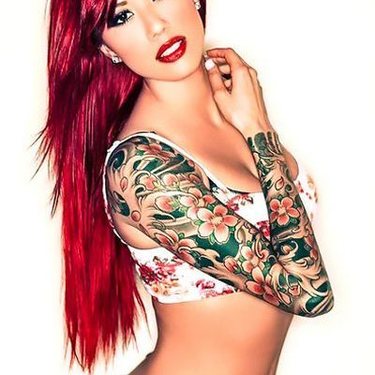 Girly Sleeve Tattoo