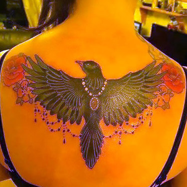 Gorgeous Blackbird for Women Tattoo