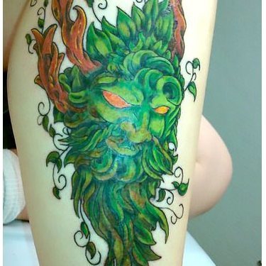 Green Man Tattoo