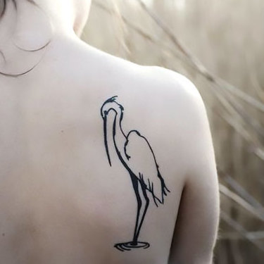 Heron Tattoo
