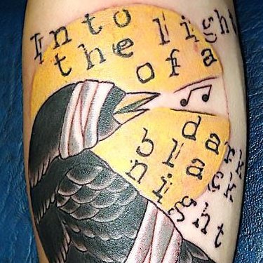 Into The Light Blackbird Tattoo