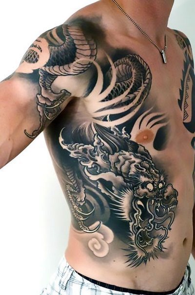 Japanese Side Guys Tattoo Idea