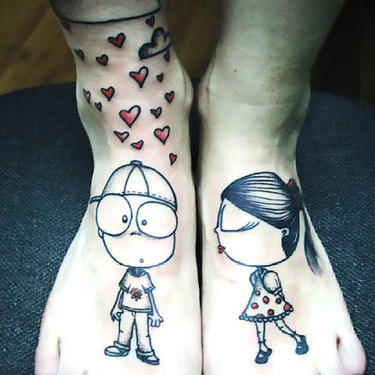 Love Feet Tattoo