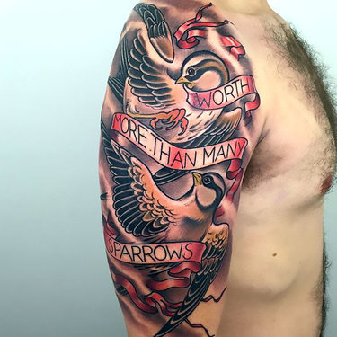 Worth More Than Many Sparrows Tattoo