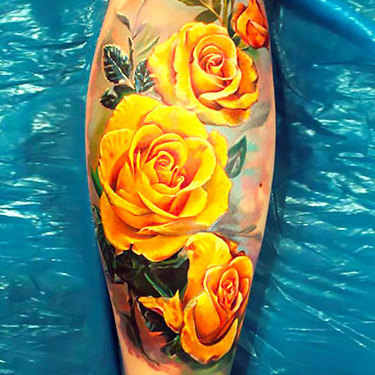 Yellow Roses Tattoo