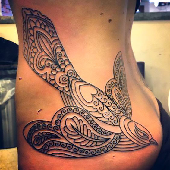 Mockingbird on Hip Tattoo Idea