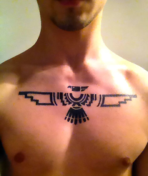 Thunderbird for Men Tattoo Idea