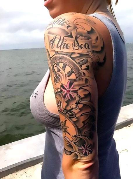 Awesome Half Sleeve Tattoo Idea