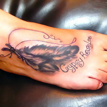 Top of Foot Tattoo