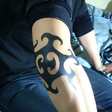 Tribal Elbow Tattoo