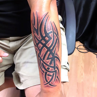 Tribal Forearm Tattoo