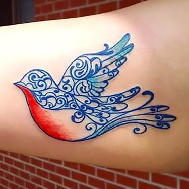 Original Bluebird Tattoo