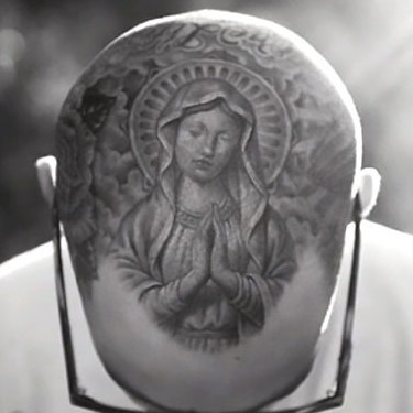 Religious Head Tattoo