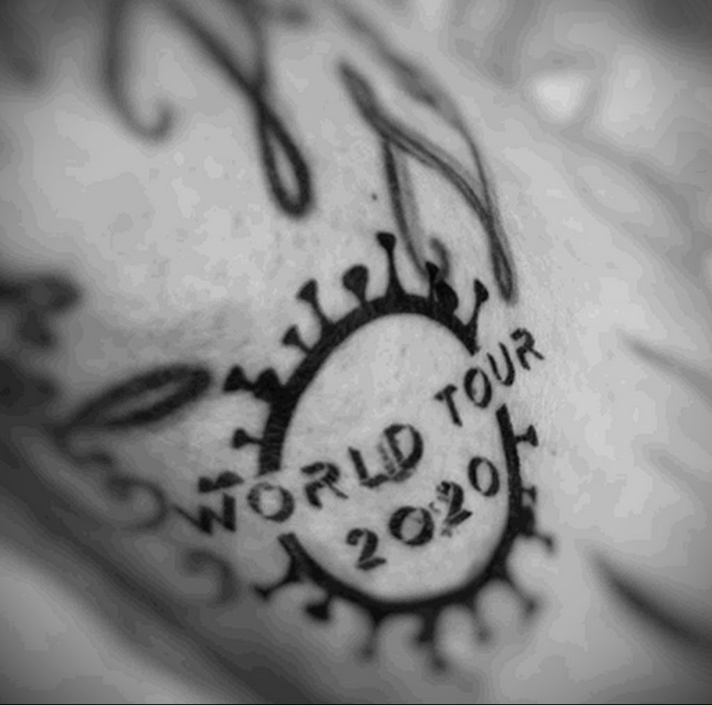 World Tour COVID-19 Tattoo Idea