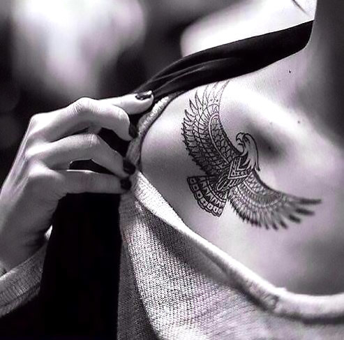 Sexy Eagle Tattoo Idea