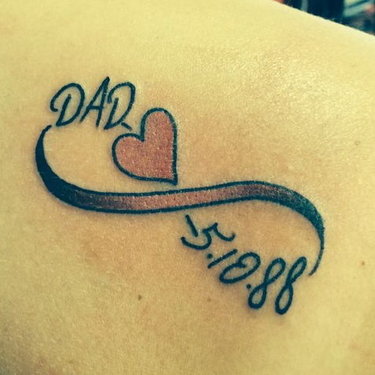 Dad Infinity Love Tattoo