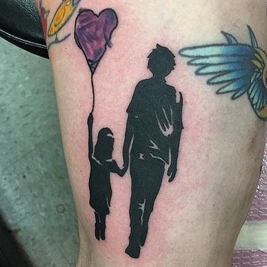 Father and Daughter  Tattoo