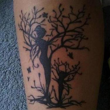 Mother Daughter Tree Tattoo
