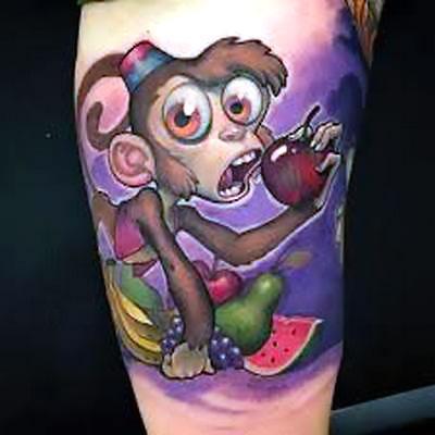 Abu Monkey Tattoo Idea