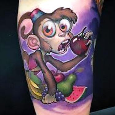 Abu Monkey Tattoo