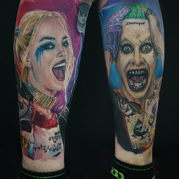 Joker and Harley Quinn Tattoo Idea