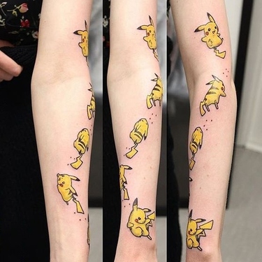 Best Pikachu  Tattoo
