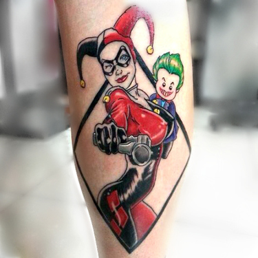 Harley Quinn and The Joker Tattoo
