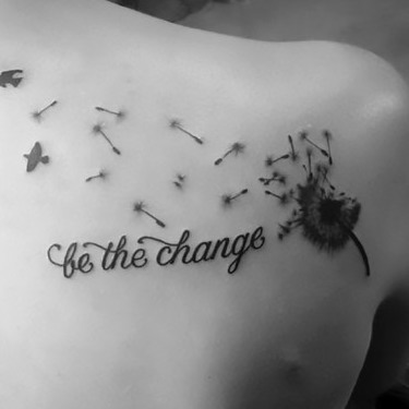 Be The Change Tattoo