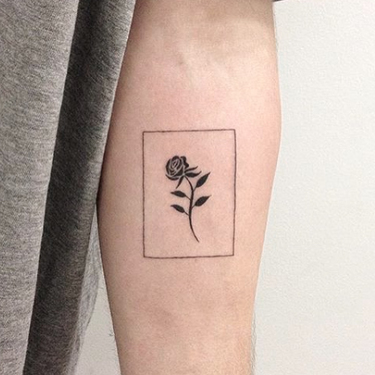 Tiny Rose Tattoo