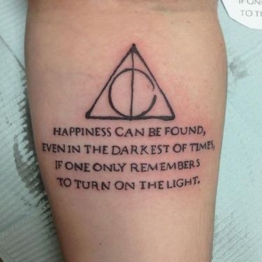 Harry Potter Quote Tattoo