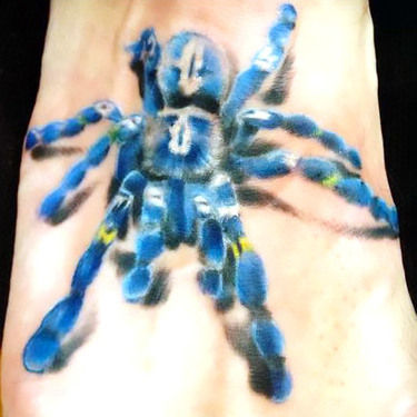 3D Realistic Tarantula Tattoo