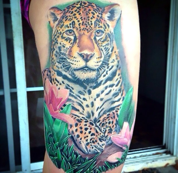 Awesome Jaguar Tattoo Idea
