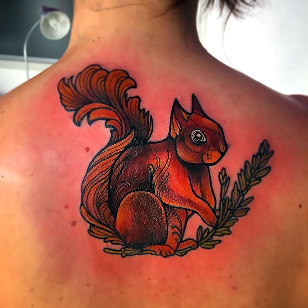 Best Squirrel Tattoo Idea