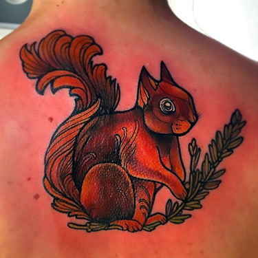 Best Squirrel Tattoo