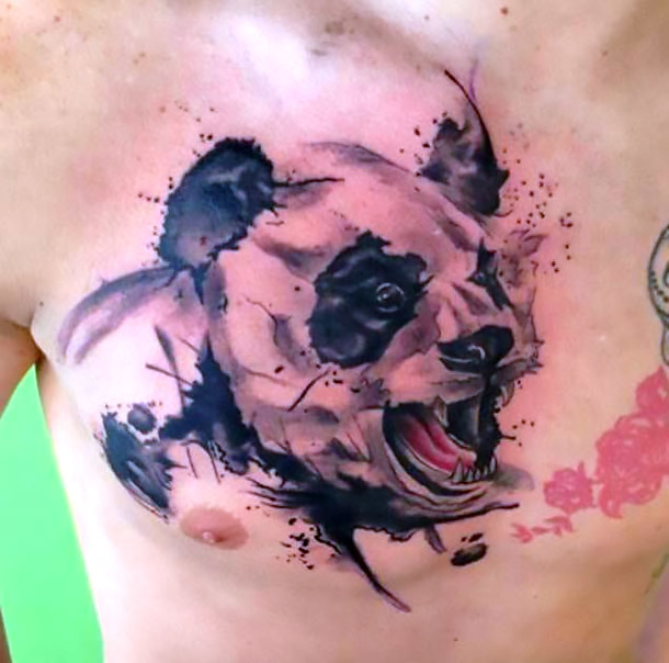 Cool Panda Tattoo Idea