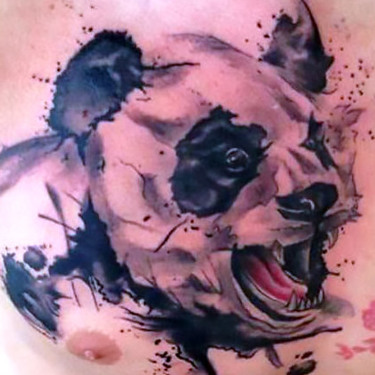 Cool Panda Tattoo